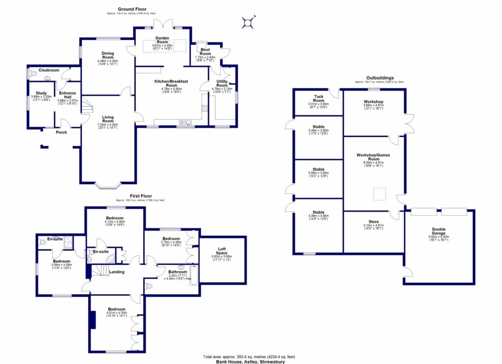 Bank House, Astley - Floorplan
