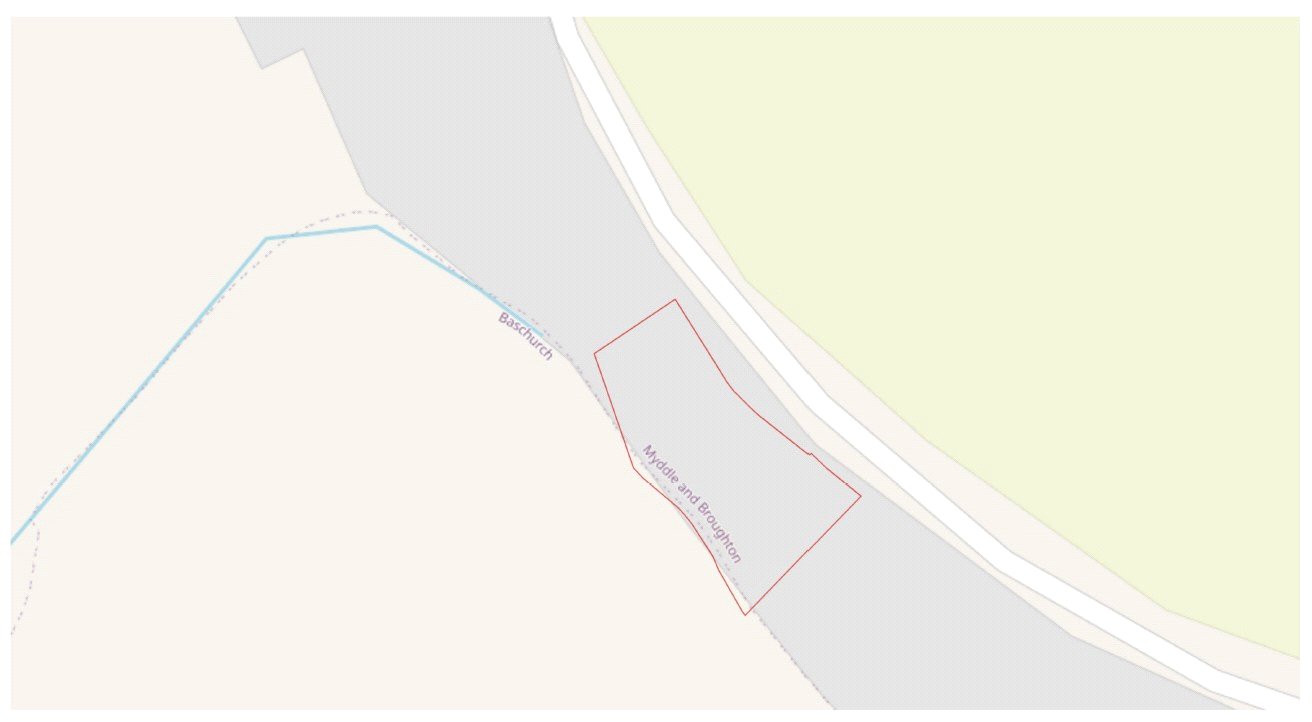 Beech Cottage, Myddle Wood - Map