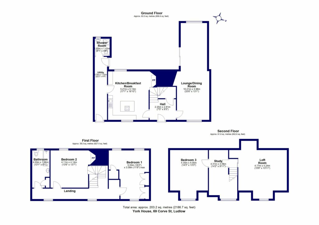 York House, Corve Street - Floorplan