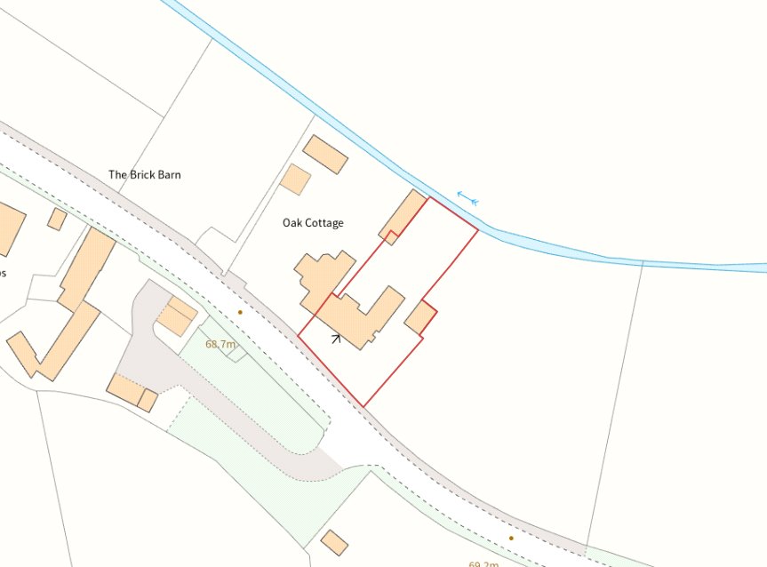 Old School House, Knockin - Map