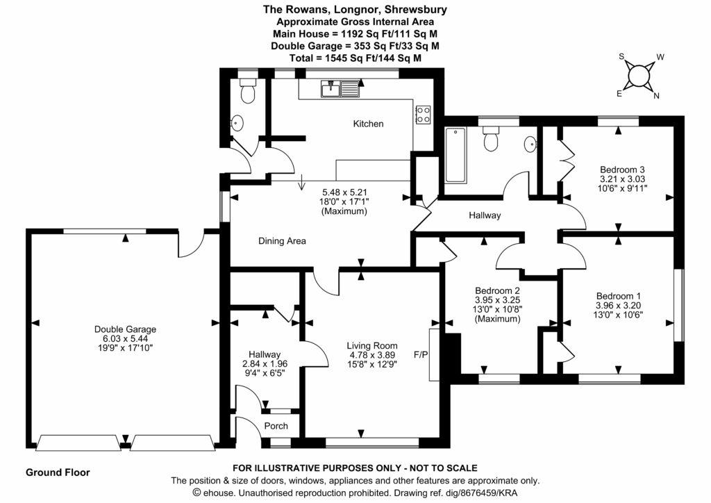 The Rowans, Longnor - Floorplan