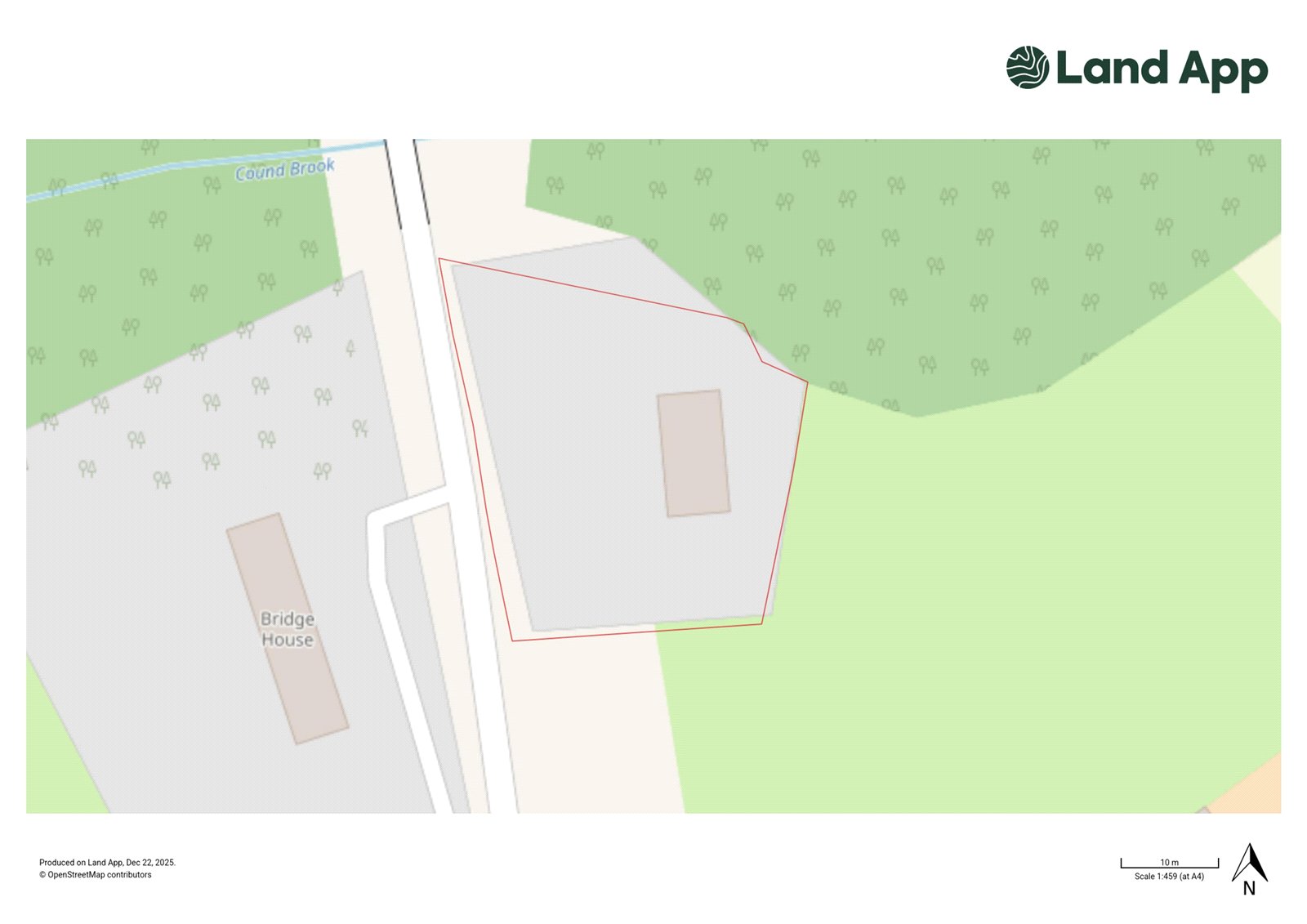 Brookside Bungalow., Condover - Map