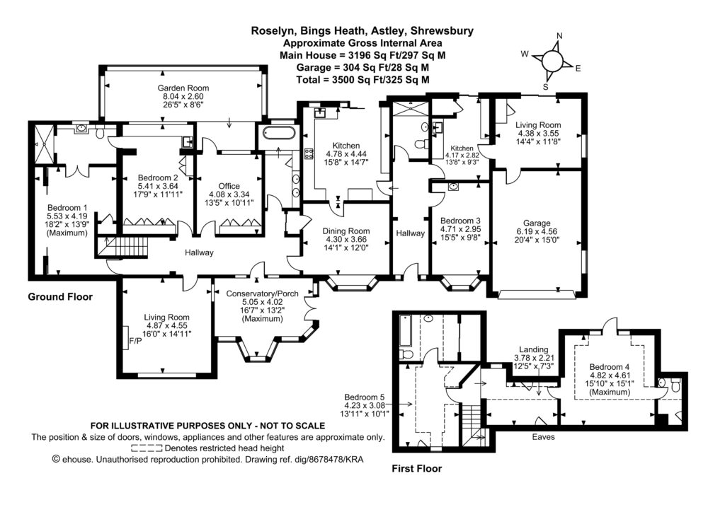 Roselyn, Bings Heath - Floorplan