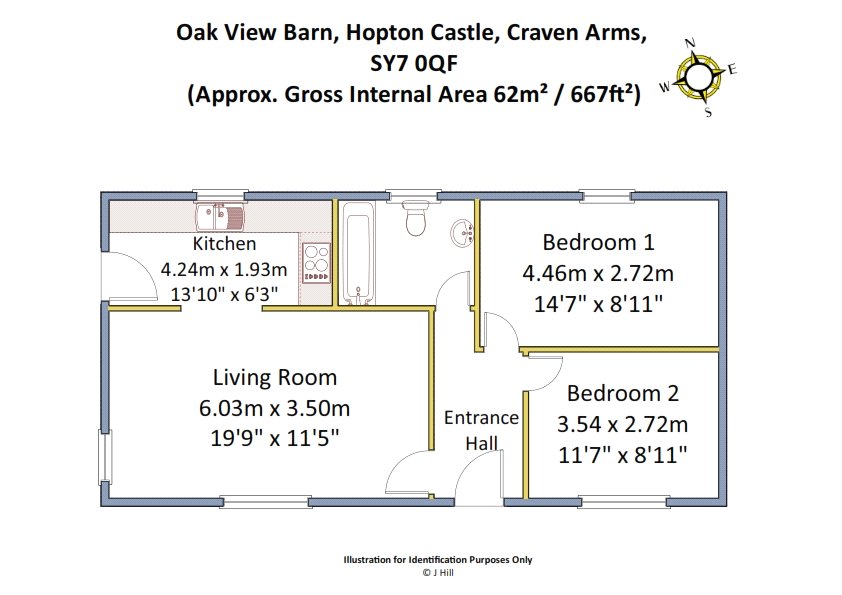 Oak View Barn, Hopton Castle - Picture No. 20