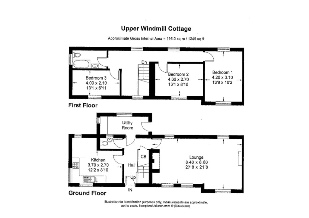 Upper Windmill, Sweeney - Floorplan
