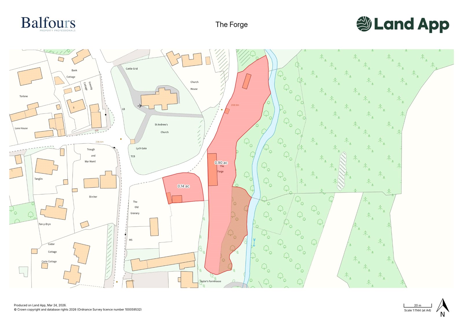 The Forge, Norton - Map