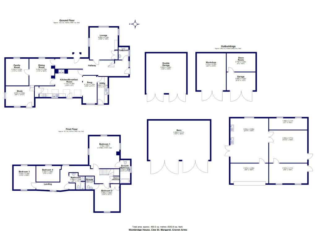 Wainbridge House, Clee St. Margaret - Floorplan