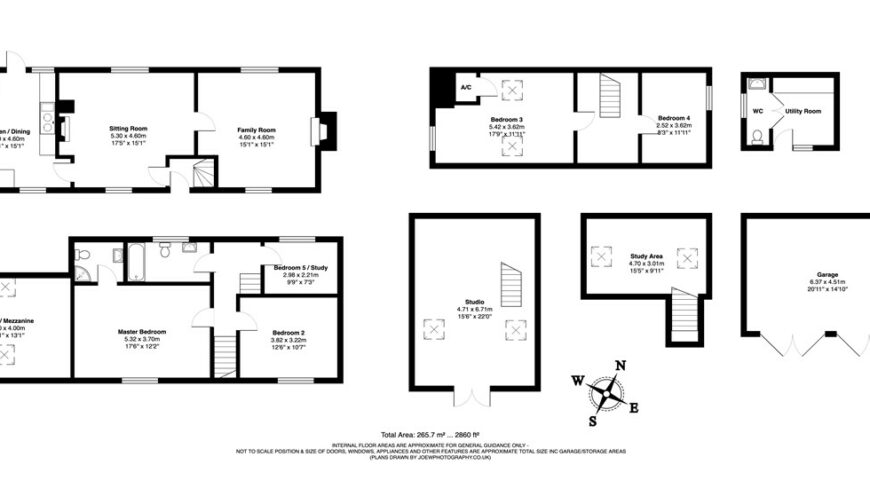 Upper House, Hope Bagot - Floorplan