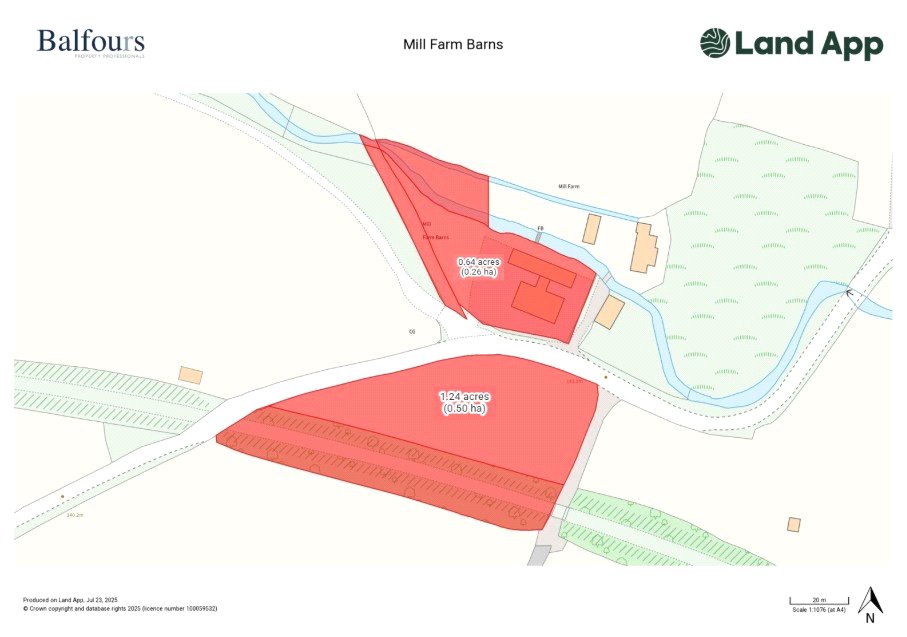 Mill Farm Barns, Bitterley - Map