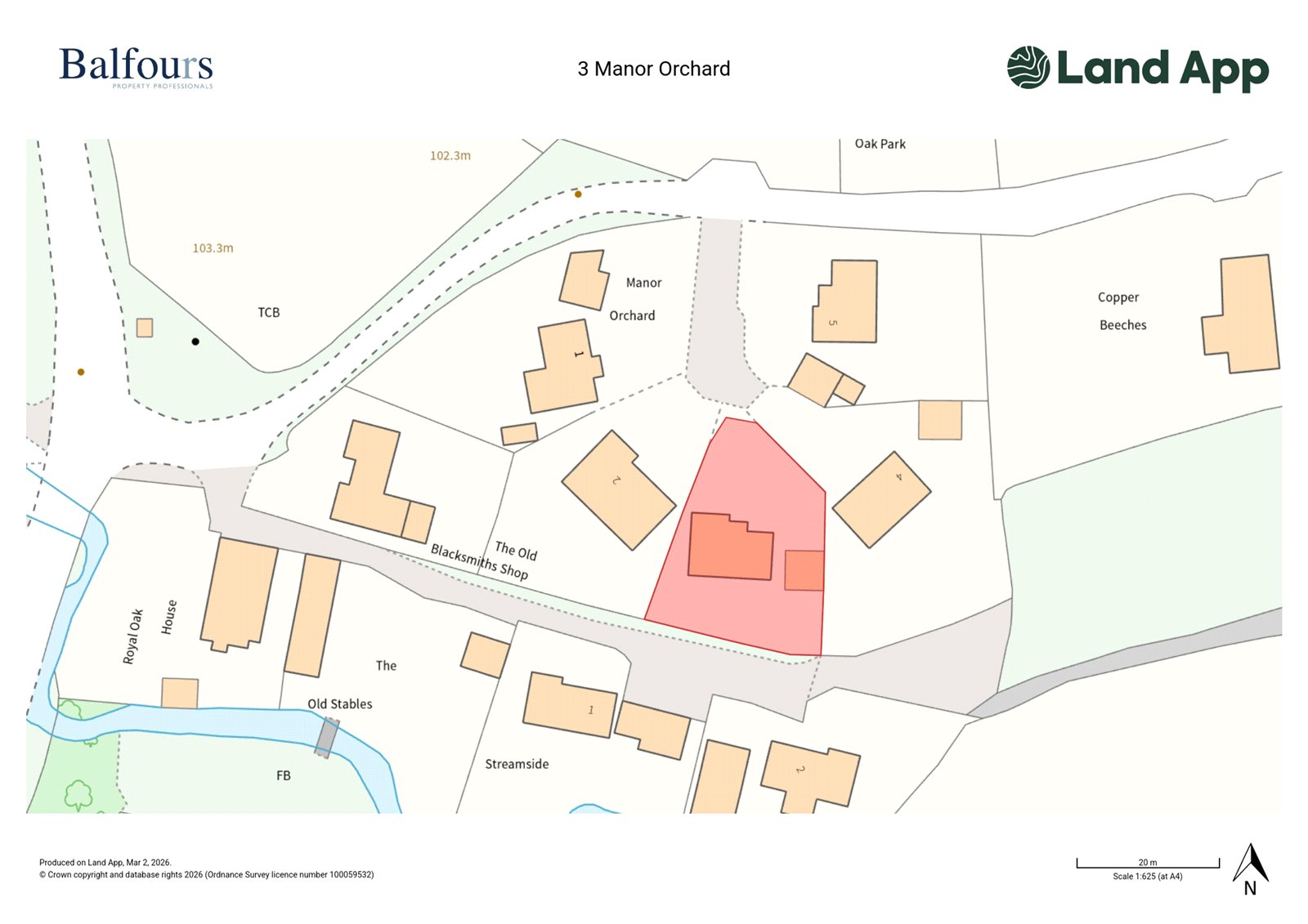 3 Manor Orchard - Map
