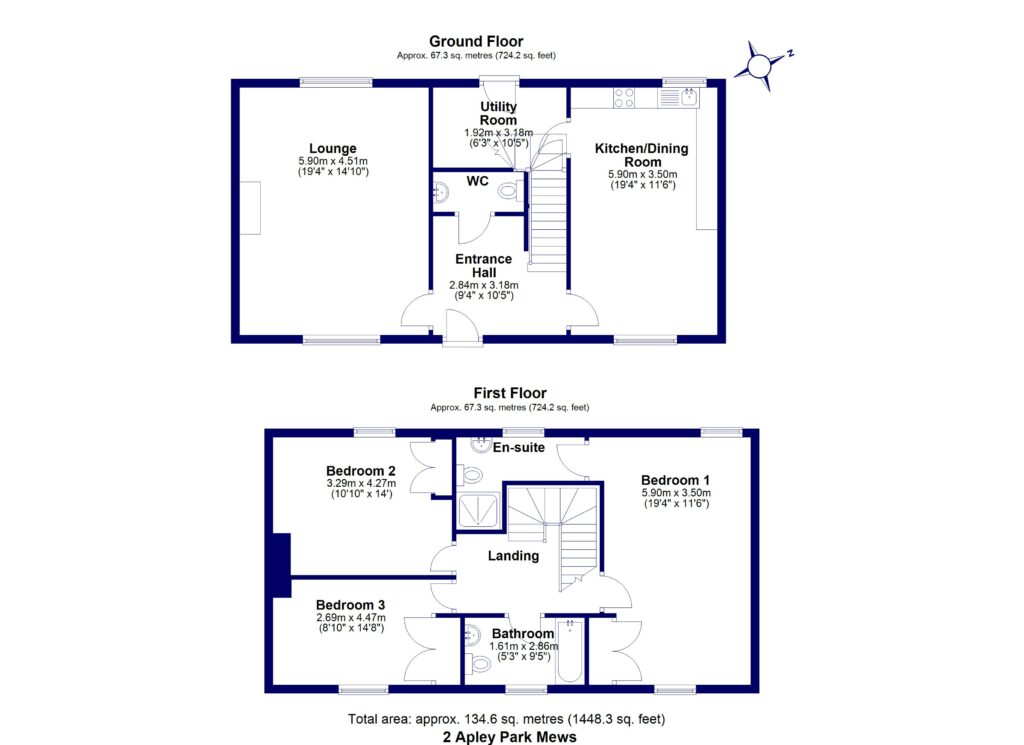 2 Apley Park Mews, Apley Park - Floorplan