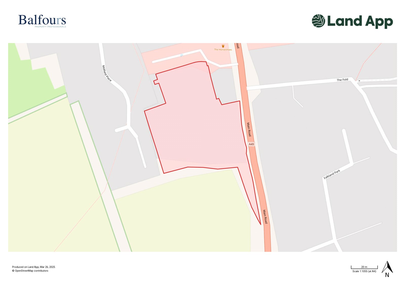 Dorrington House, Dorrington - Map