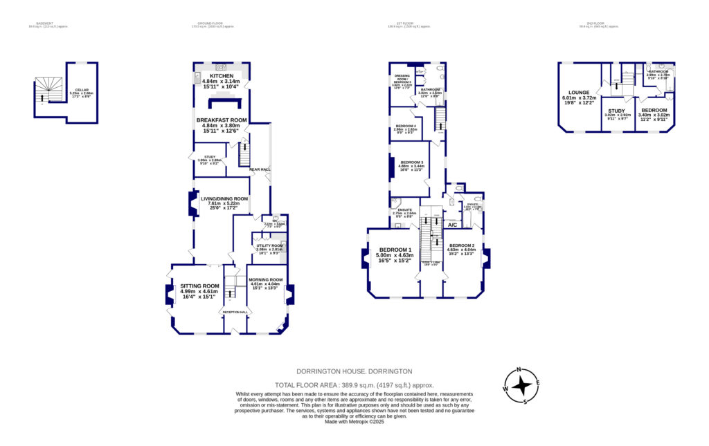 Dorrington House, Dorrington - Floorplan