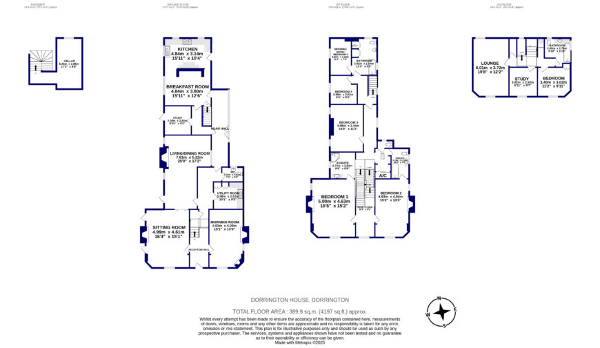 Dorrington House, Dorrington - Floorplan