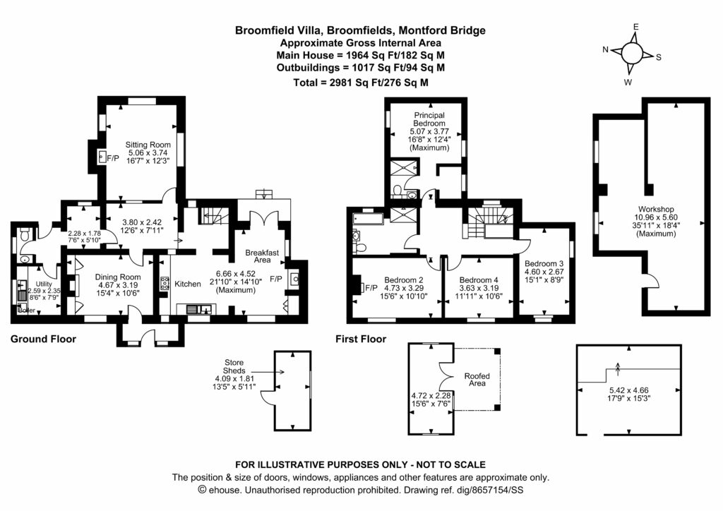 Broomfield Villa, Broomfields - Floorplan