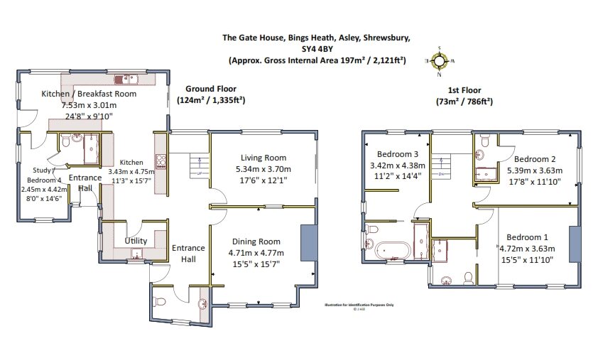 The Gate House, Bings Heath - Floorplan