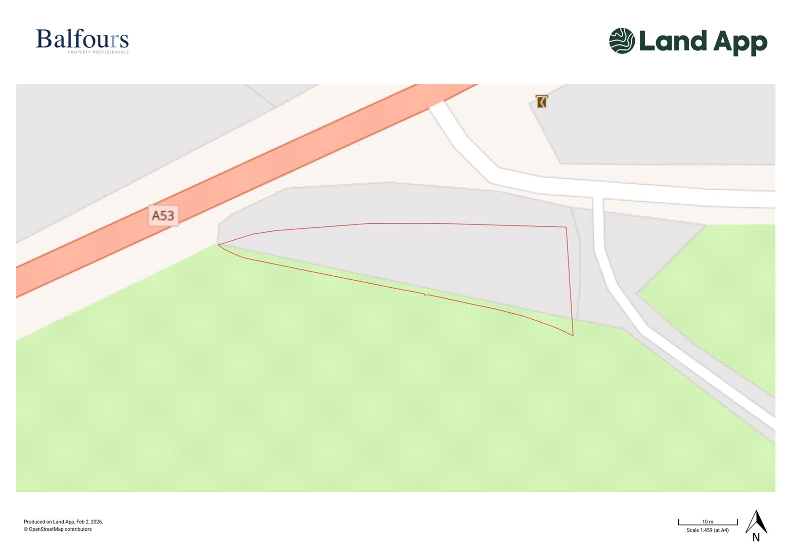 The Gate House, Bings Heath - Map