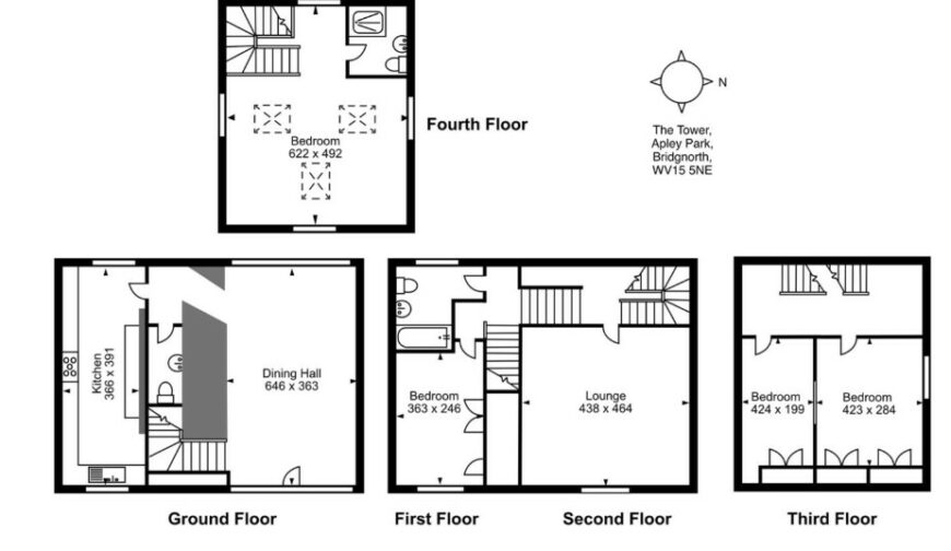 The Clock Tower, Apley Park - Floorplan