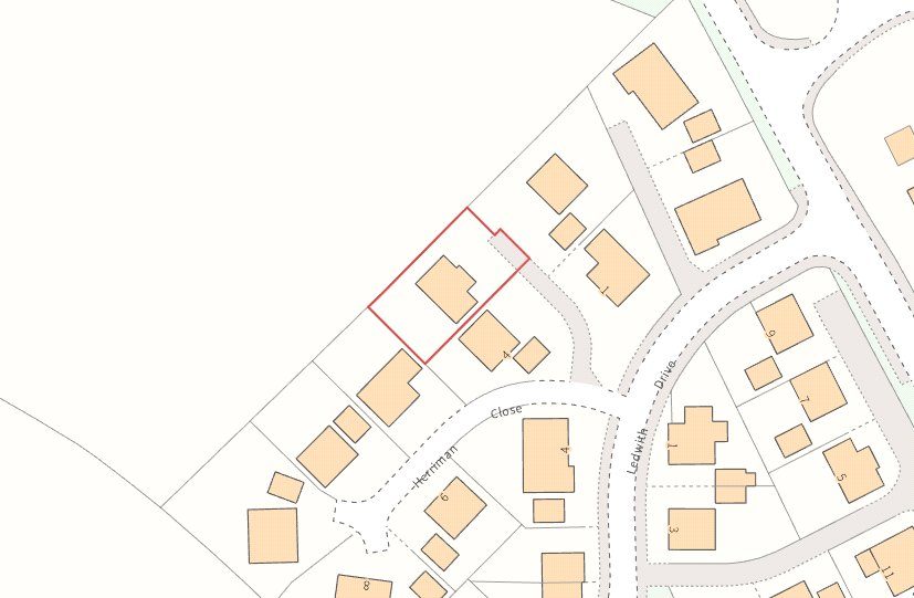 3 Herriman Close - Map