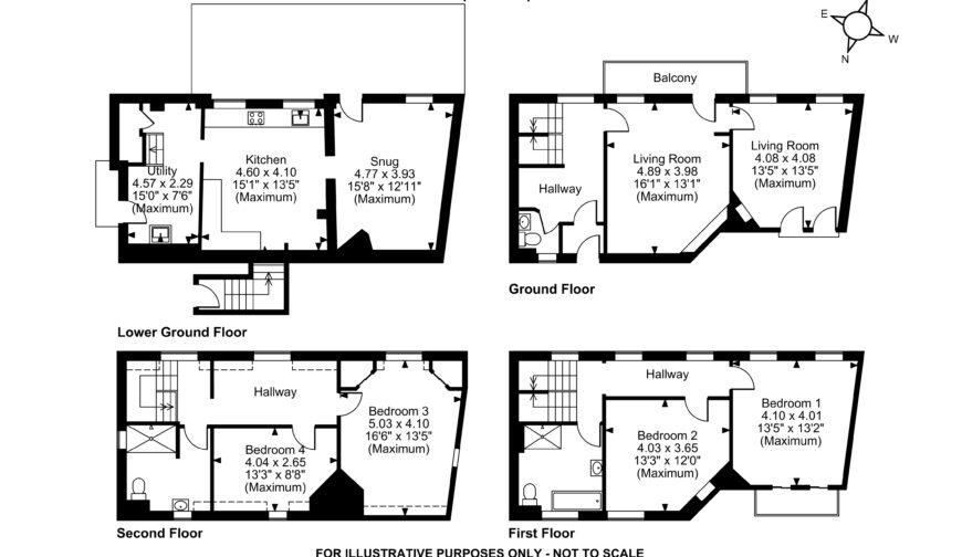 Old School House, Wyle Cop - Floorplan