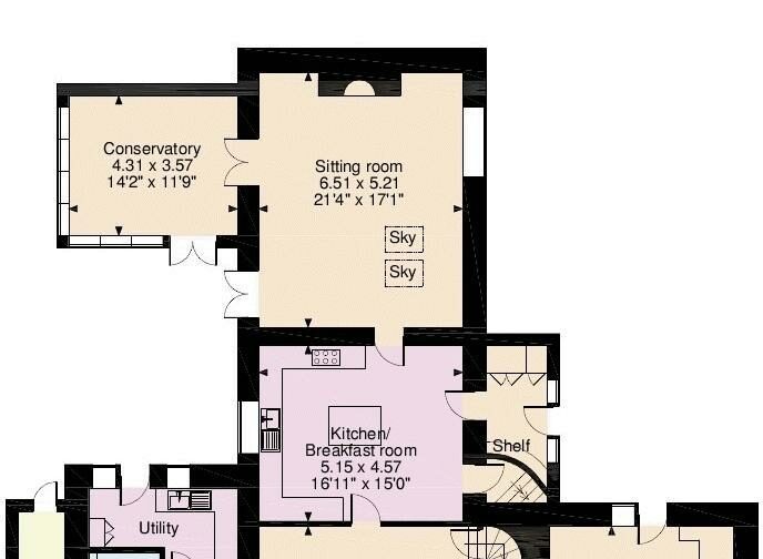 Lower Tump Farm, Tump Lane, Eastbach - Floorplan