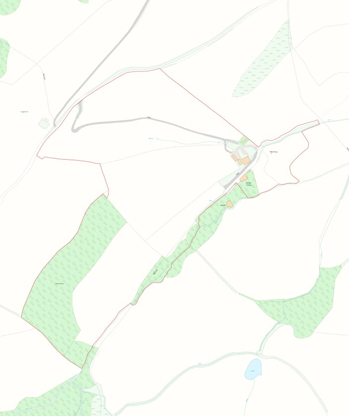 Outrack Cottage and Land, Pulverbatch - Map
