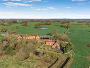 Farmhouse north of Shrewsbury plus barn with planning