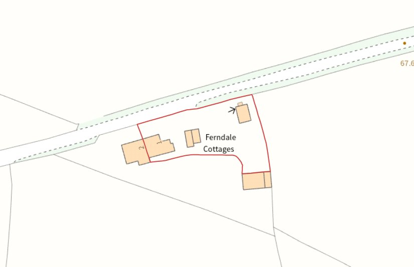 1 Ferndale Cottages, Bings Heath - Map