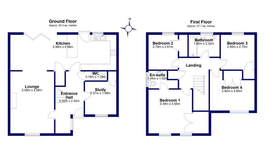 2 Malt Fallows, Crew Green - Floorplan