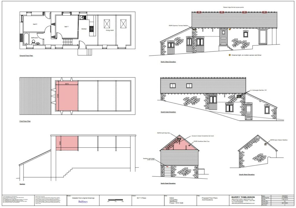 Hafod Barn, Welshpool - Floorplan
