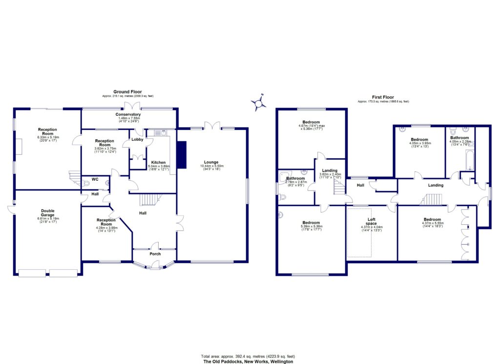 The Old Paddock, New Works - Floorplan