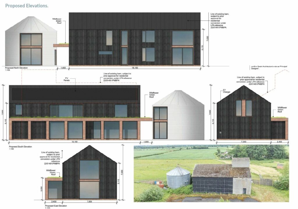 The Stack Yard, High Hatton - Proposed Elevations