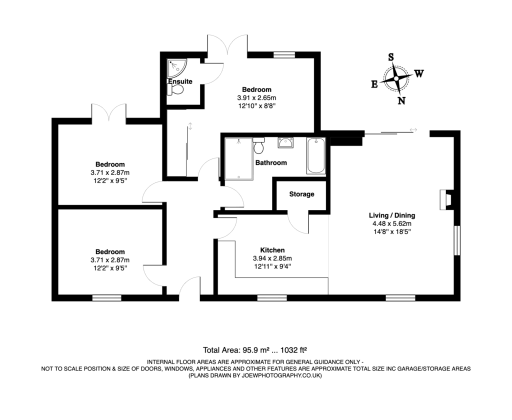 Six Swaths, Ludlow Road - Floorplan