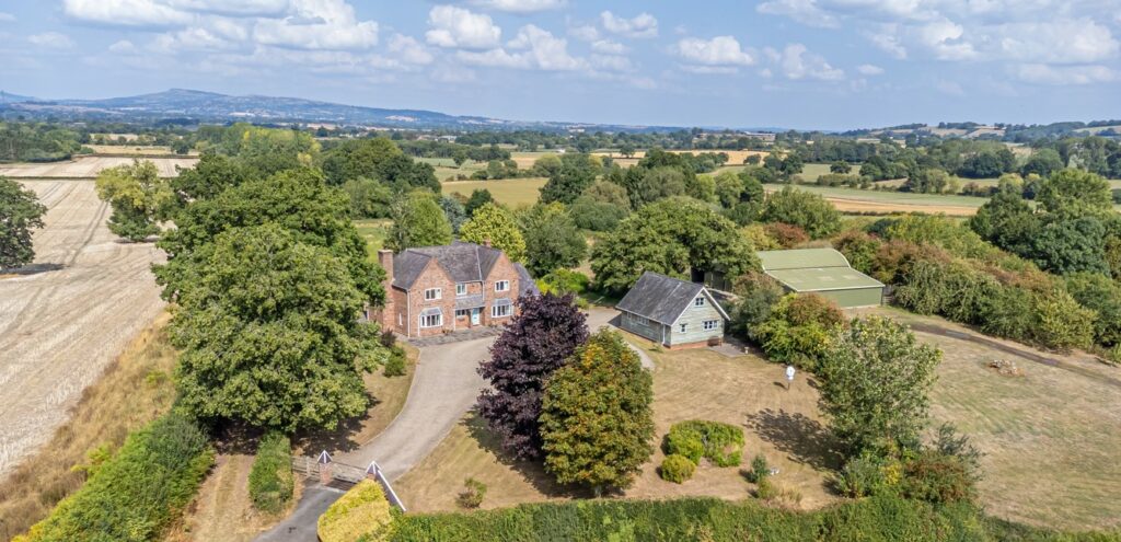 Spacious Shropshire-Herefordshire Border Home with Annex, Barn and Paddock Launched to Market