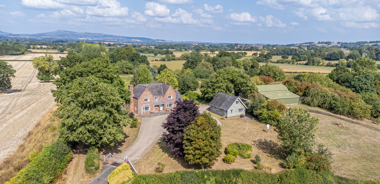 Spacious Shropshire-Herefordshire Border Home with Annex, Barn and Paddock Launched to Market