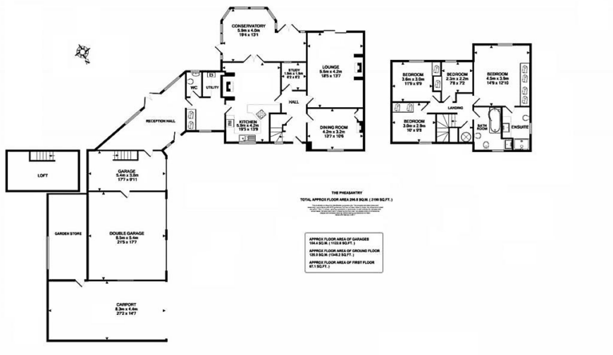 Pheasantry, Easthope - Floorplan
