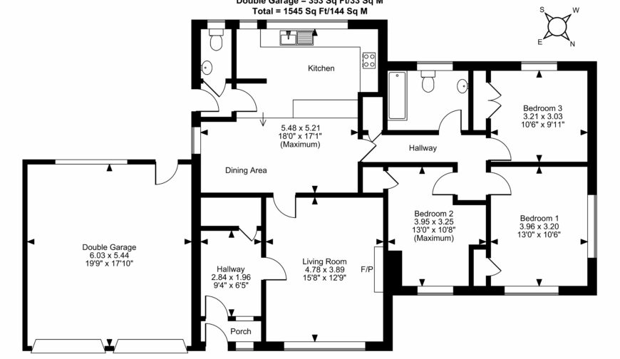 The Rowans, Longnor - Floorplan