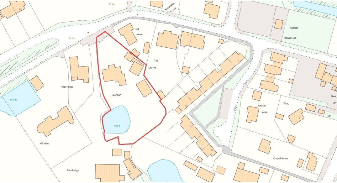 Leondari Manor, Station Road - Map