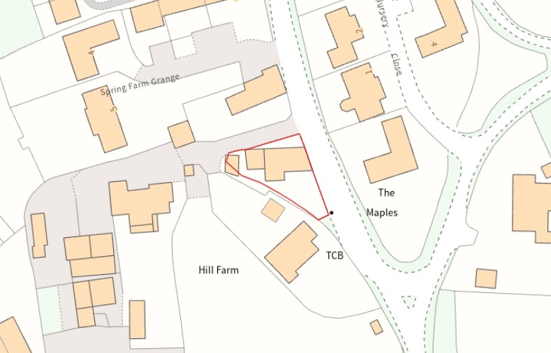The Old Post Office, Bradley - Map