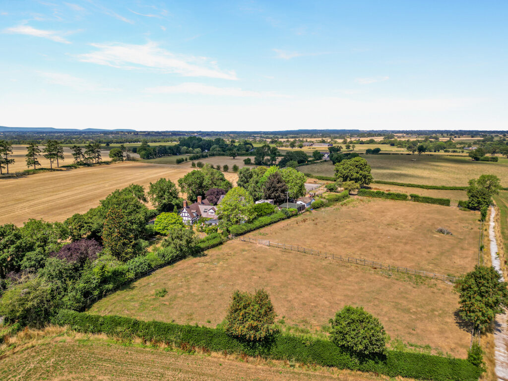 Grade II Listed Shropshire Farmhouse with Stables and Paddocks Offers Exceptional Equestrian Lifestyle