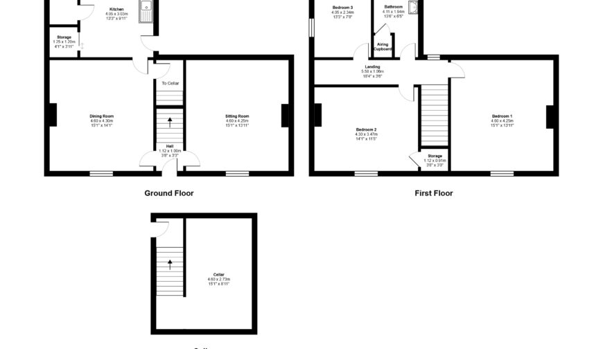 Cornes The Cottage, Offley Hay - Floorplan