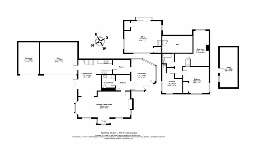 Manor Farm Cottage, Abdon - Floorplan