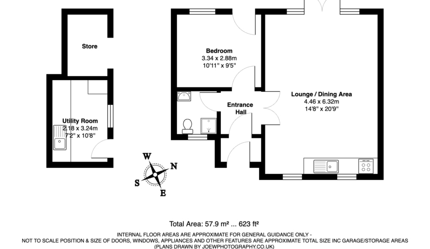 Batch Chapel, Cockshutford - Floorplan