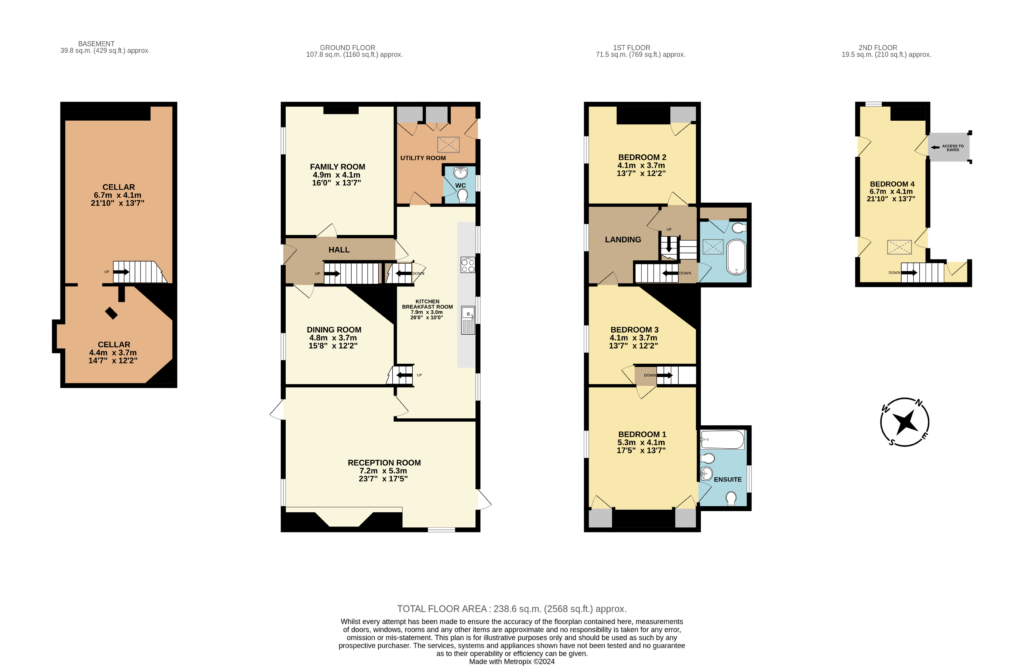 The Mill, Mortimers Cross - House Floorplan