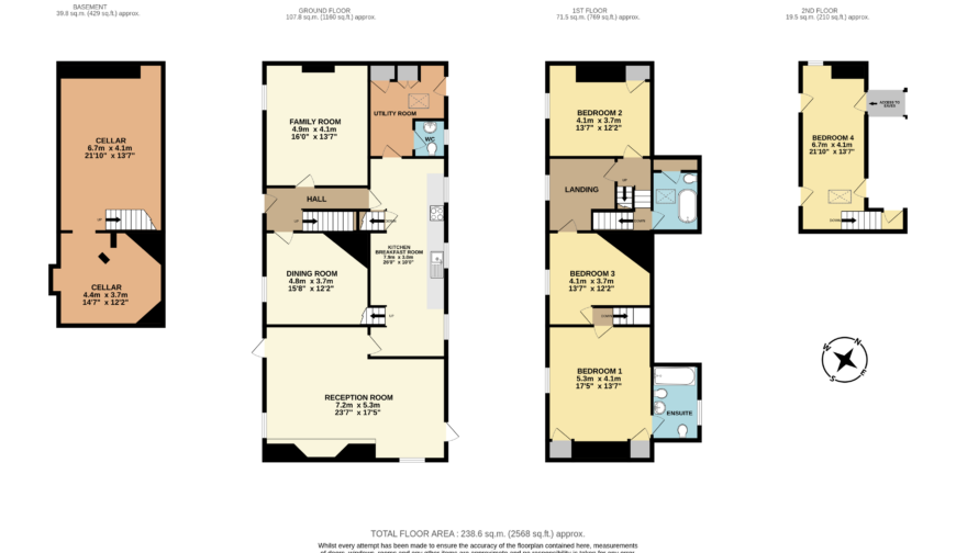 The Mill, Mortimers Cross - House Floorplan