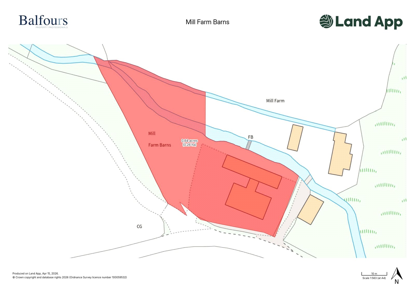 Mill Farm Barns, Bitterley - Map