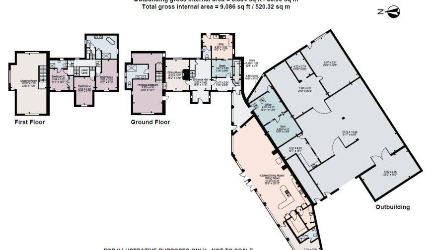 Wild Cherry Farm, Elton - Floorplan