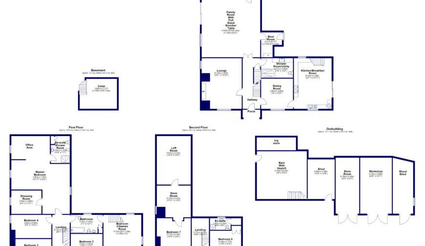 Pengwern, Llangynog - Floorplan