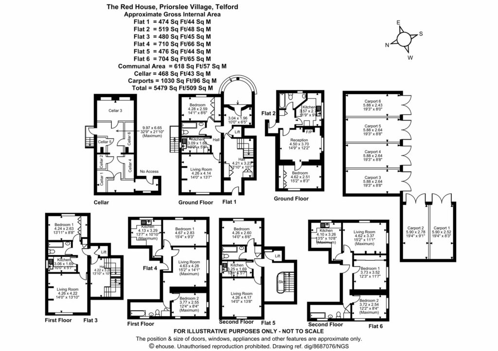 The Red House, Priorslee Village - Floorplan