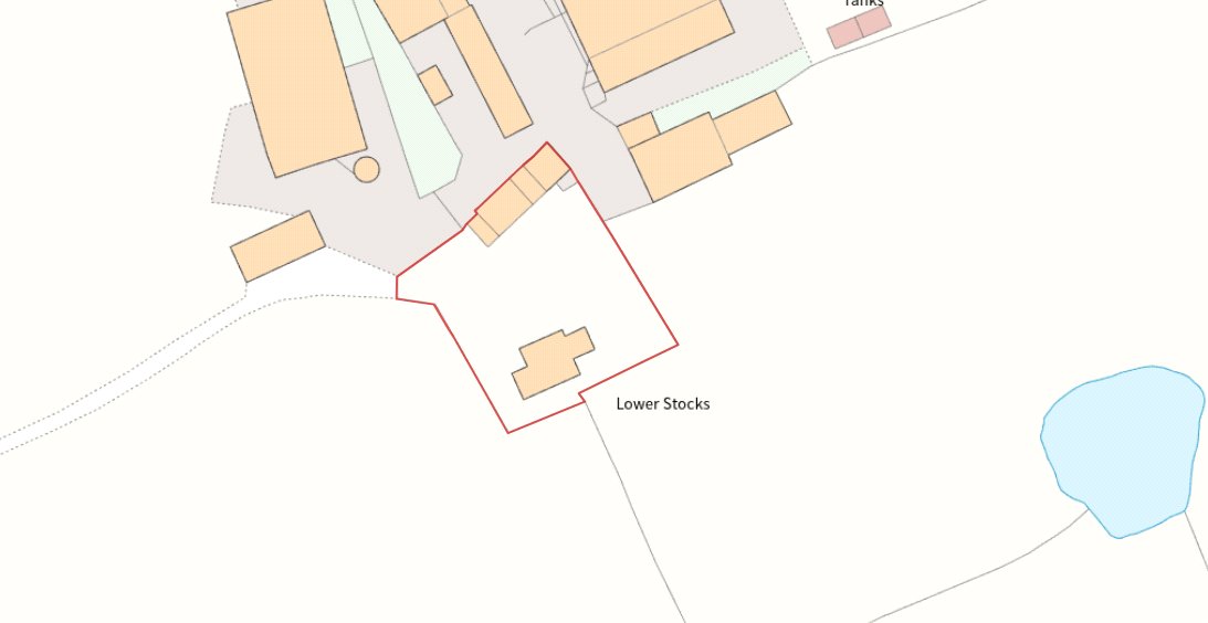 Lower Stocks Farm, Coptiviney - Map